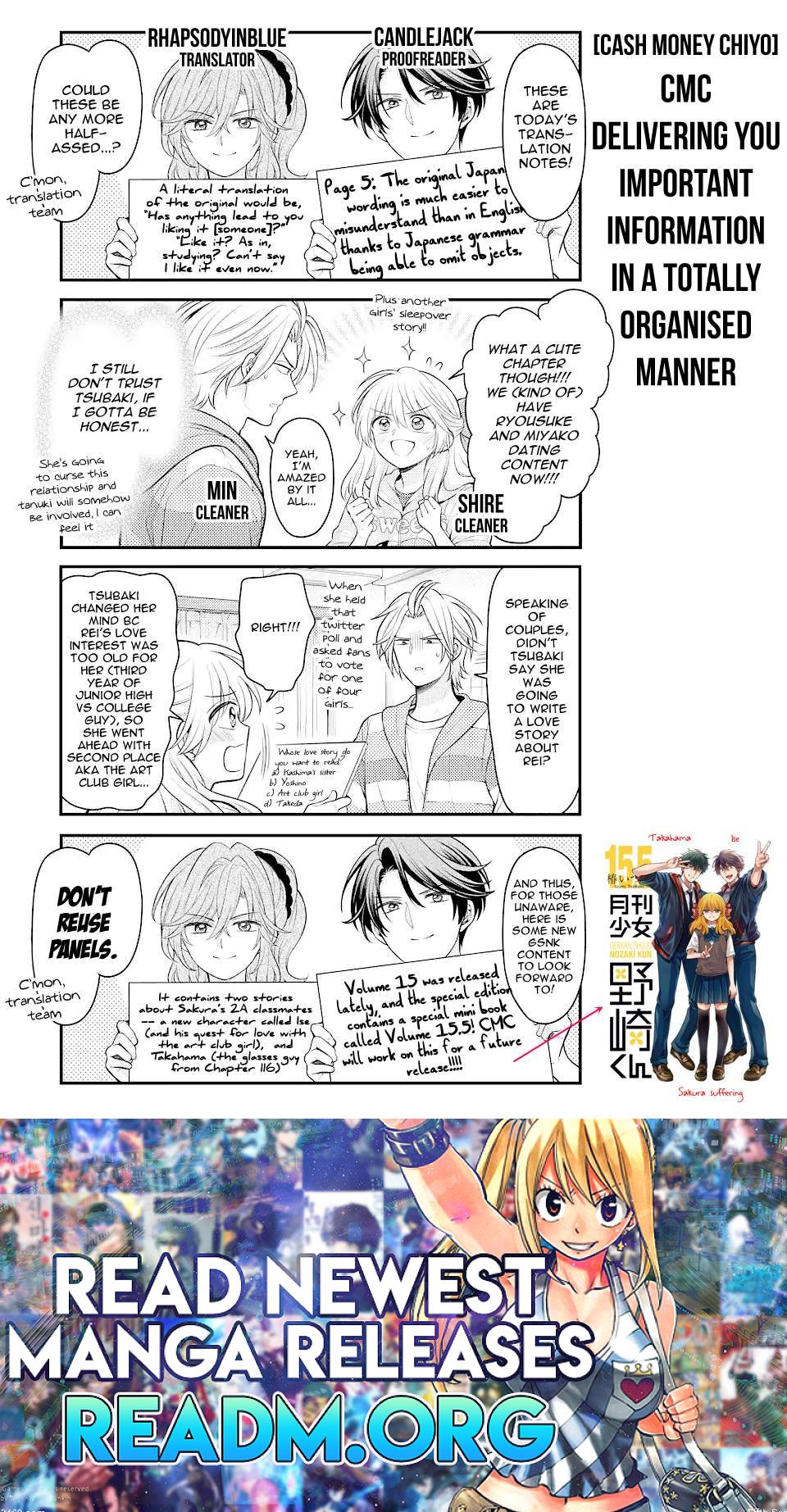 Gekkan Shojo Nozaki-kun Chapter 147 15